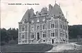 Pratulo : le château moderne construit en 1906, mais brûlé en 1946 (carte postale de François Joncour).