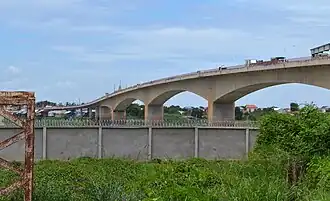 Le pont vu de la national 5