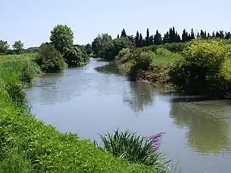 Première courbe du canal