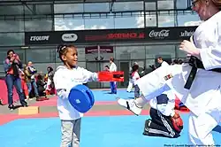 Photo prise sur la Journée Évasion 2015 au stade de France.