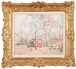 Alfred Sisley, Premier jour de printemps à Moret, 1889