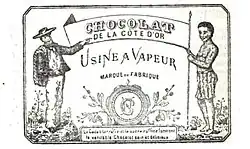 Logo de Côte d'Or en 1883.