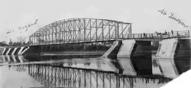Le premier pont, vers 1916
