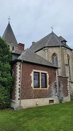 Le presbytère de l'église Saint-Laurent.