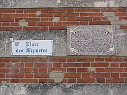 Plaque des déportés.