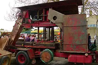 Pressoir mobile pour pommes (Usine Tanvez).