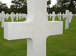 Tombe de Preston Niland, l'un des frères Niland, dont l'histoire a inspiré le film Il faut sauver le soldat Ryan. Son frère est enterré juste à côté.