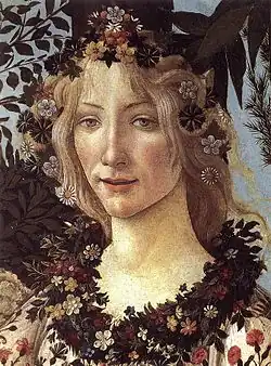 Flore, la déesse des fleurs et du printemps.