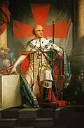 Charles XIII en habit de grand-maître de l'Ordre.