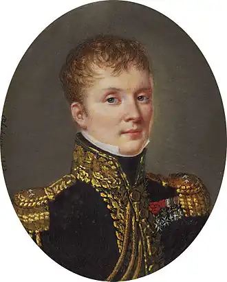 Prince Amédée de Broglie (1827), miniature sur ivoire.