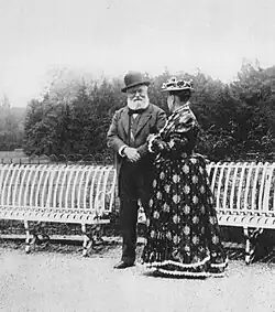 Charles Gounod et la princesse Mathilde, 1893.