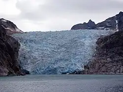Tête d'un glacier.