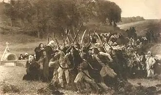 Prise d'armes en Bretagne, 1889, Le Havre, musée d'Art moderne André-Malraux.