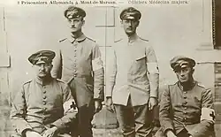 Officiers allemands retenus prisonniers au lycée Victor-Duruy