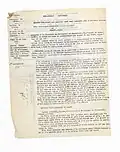 Procès-verbal de gendarmerie sur un cas d'avortement, 26 juin 1945 (recto)