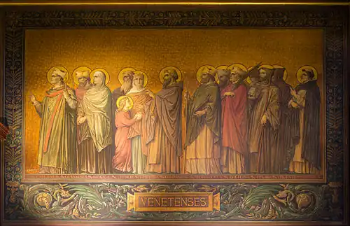 Alphonse Le Hénaff, Les Saints du diocèse de Vannes (vers 1875-1876), déambulatoire nord.