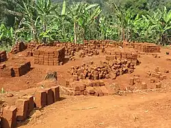 Fabrication de briques de terre