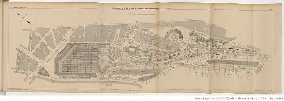 Projet d'agrandissement de la gare et de ses annexes.