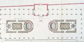 Projet d'Ange-Jacques Gabriel du « Nouveau jardin du Trianon », 1751
