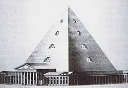 Projet de Palais des Sciences et des Arts à Amsterdam, 1809.