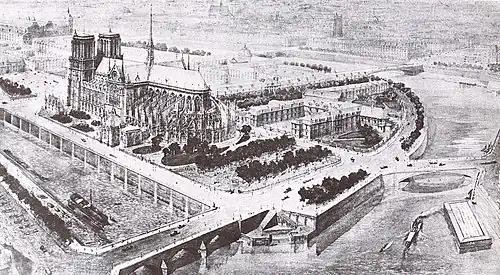 Le projet de palais de Eugène Viollet-le-Duc.
