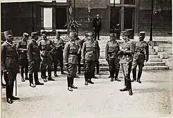 Remise de l'ordre le 17 août 1917.