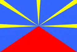 Drapeau de La Réunion.