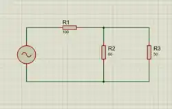 Description de l'image Proteus parallel circuit.png.
