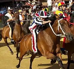 Course du Palio de Sienne (Sienne, Italie)