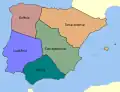 Provinces ibériques en +298
