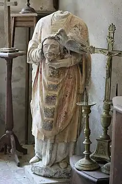 Statue de Saint-Lupien.