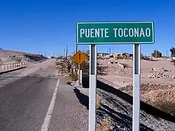 Entrée du Village de Toconao.