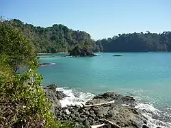 Vue sur Puerto Escondido et la plage Rey.
