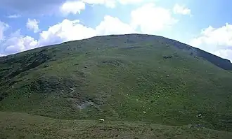 Vue du sommet du Plynlimon.