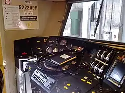 Pupitre de conduite d'une BB 22200.
