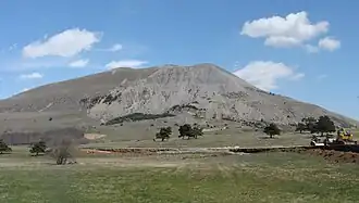 Le Puy de Manse vu du col
