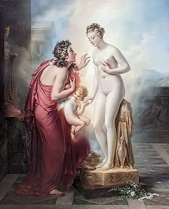 Pygmalion et Galatée par Anne-Louis Girodet.