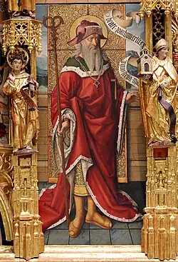 San Joachim, détail du Retable de la Puridad.