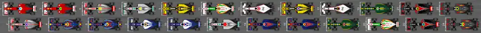 Photo de la grille de qualification du Grand Prix