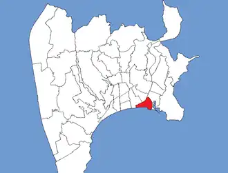 Localisation de Vieux-Nice