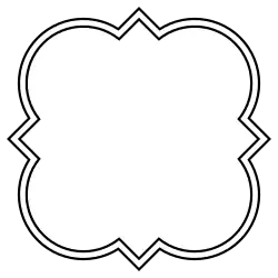 Combiné en losange.