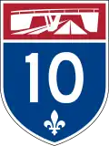 Panneau autoroute 10