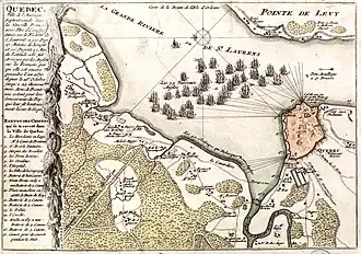 Quebec ville de l'Amerique septentrionale dans la Nouvelle France avec titre d'eveché