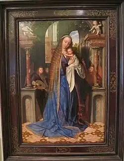 Quentin Metsys, La Madone debout avec l'Enfant et des anges, v. 1505