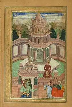 Vahram Gour rend visite à la princesse arabe du Pavillon Brun