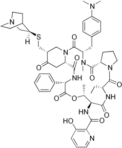 Image illustrative de l’article Quinupristine-dalfopristine