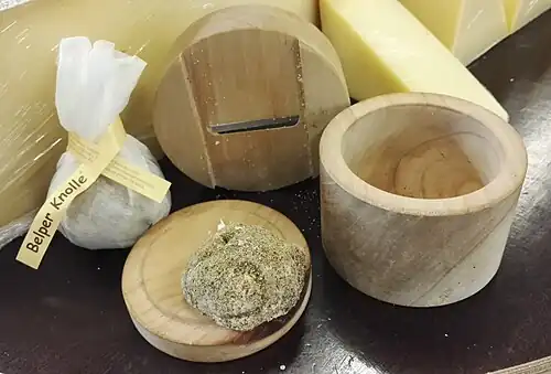 Râpe pour boules de Belp sèches (Gold)