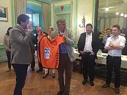 Réception pour la montée en N1 à l'Hôtel de Ville en présence de Dominique Dord.