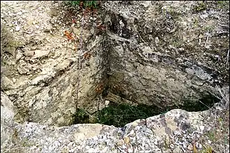 Fig.9 - Réduit annexé à la pièce 7, détail.