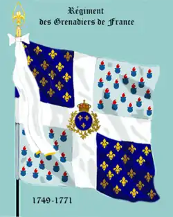 régiment des Grenadiers de France de 1749 à 1771